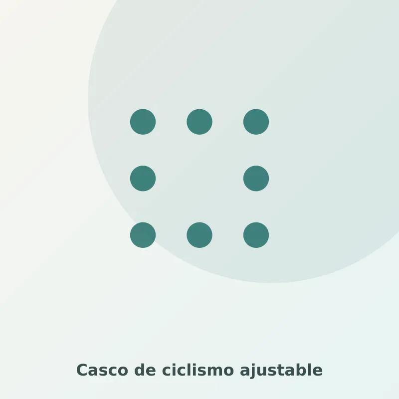 Casco de ciclismo ajustable