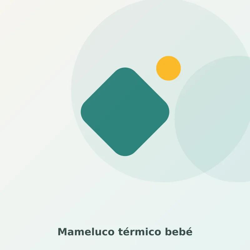 Mameluco térmico bebé