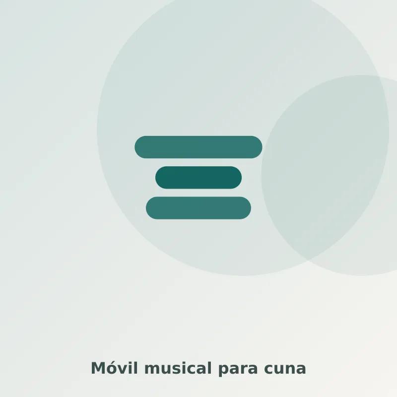 Móvil musical para cuna